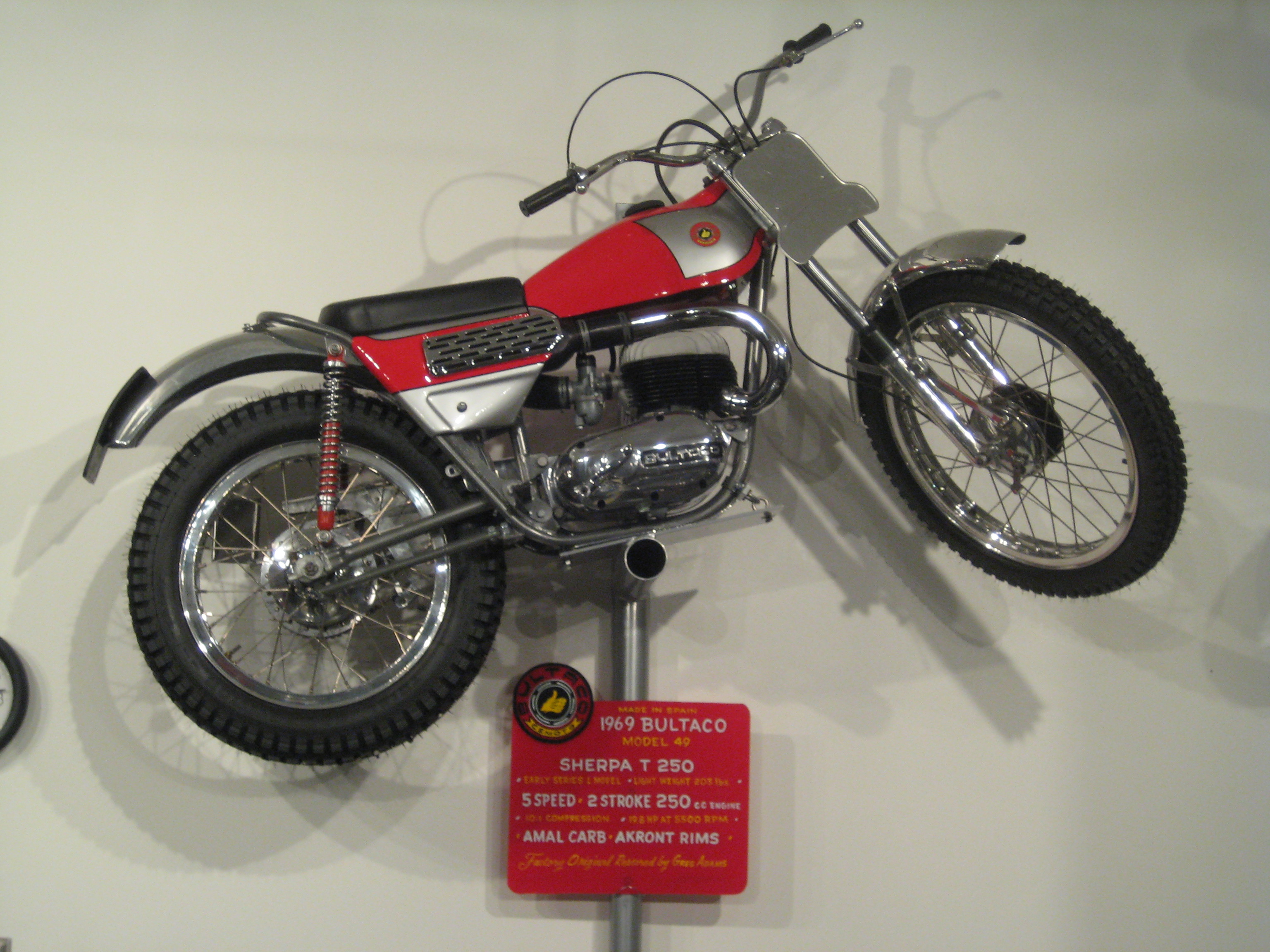 1969 bultaco pursang 250 1969 bultaco pursang 250